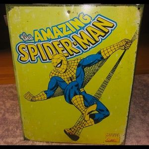 Spiderman tin poster